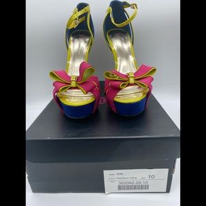 Just Fab Willa 5.5” Colorblock Platform Heel